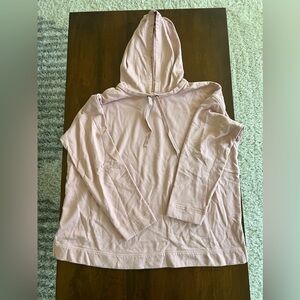 J. Jill Soft Pink Hoodie with Drawstring